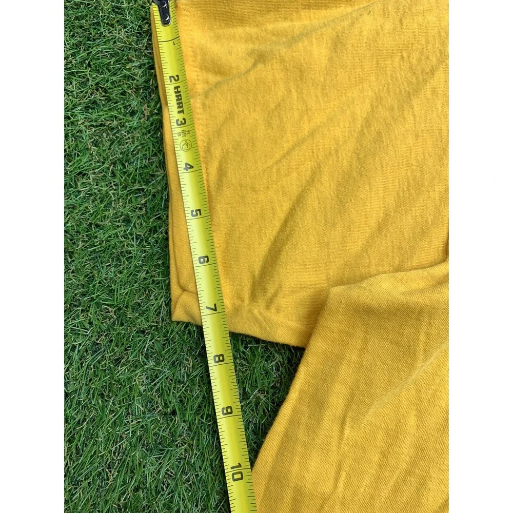 Vintage Los Angeles Lakers Shirt Mens Large Single Stitch Yellow USA Logo 7 90s